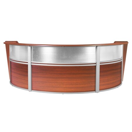 Regency 71 in D X 45.5 in H, 143.5 in W X Wood, Plexi, Cherry 77313CH
